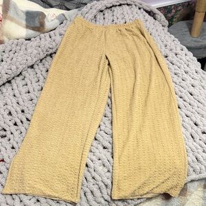 SHEIN Tan Wide Leg Pants + matching top